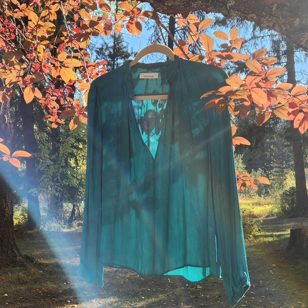 Samsoe x Samsoe Quetzal Green Tunic